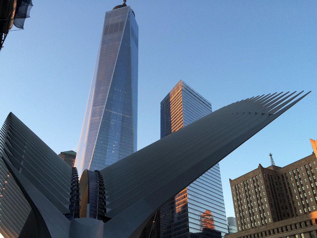 09 Oculus And One World Trade Center Before Sunset